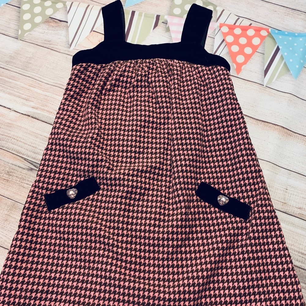 Cute Pink & Brown Plum Pudding Dress
